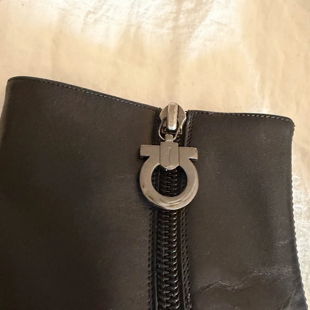 Salvatore Ferragamo Leather Ankle Boots - Picture 6 of 11